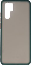 Hardcase Backcover voor Huawei P30 Pro Donker Groen