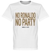 No Ronaldo No Party T-Shirt - XL