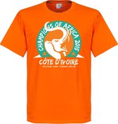 Ivoorkust Afrika Cup Winners T-Shirt 2015 - 3XL