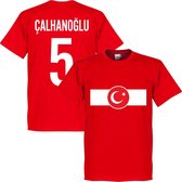 Turkije Banner Calhanoglu T-Shirt - XXXL