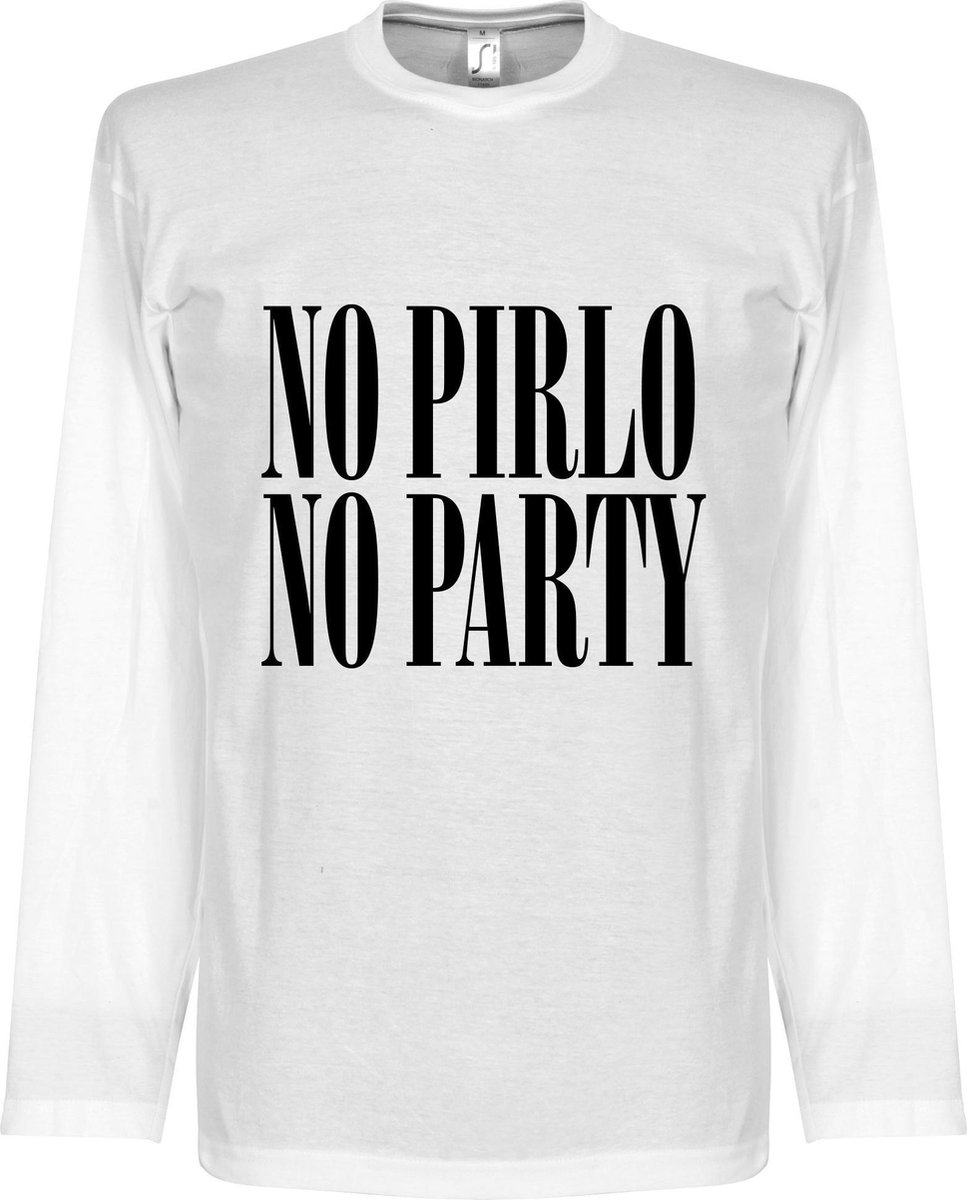 No Pirlo No Party Longsleeve T-Shirt - XXL