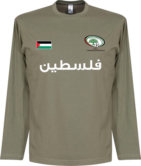 Palestina Football Longsleeve T-Shirt - XL