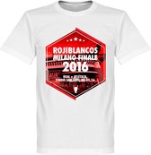 Rojiblancos Milano 2016 Atletico Madrid T-Shirt - M