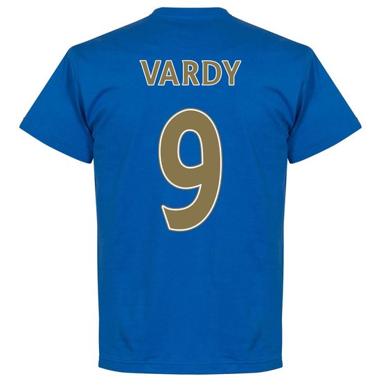 Leicester City Vardy Champions 2016 T-Shirt - S - Retake