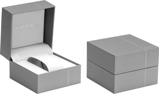 Jacob Jensen 712 horloge heren zwart edelstaal Jacob Jensen 712 horloge heren zwart edelstaal