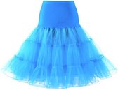 Turquoise petticoat Daisy maat M (38/40)