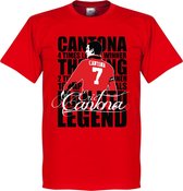 Eric Cantona Legend T-shirt - Rood - L
