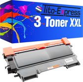 PlatinumSerie 3x toner cartridge alternatief voor Brother TN-2220 2200 2215 2220 2230 2240 2250 2270 2275 2280 2840 2845 2940 2950 7060 7065 7070 7360 7460 7460 7470 7860