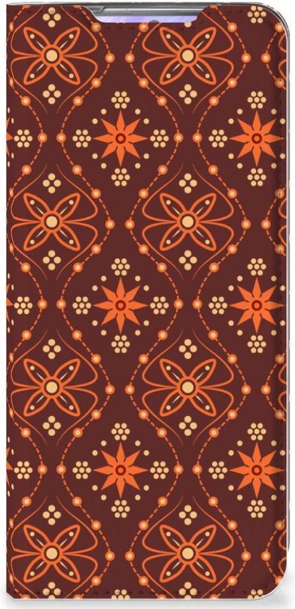 Book Case voor Samsung Galaxy S20 Hoesje met Magneet Batik Brown