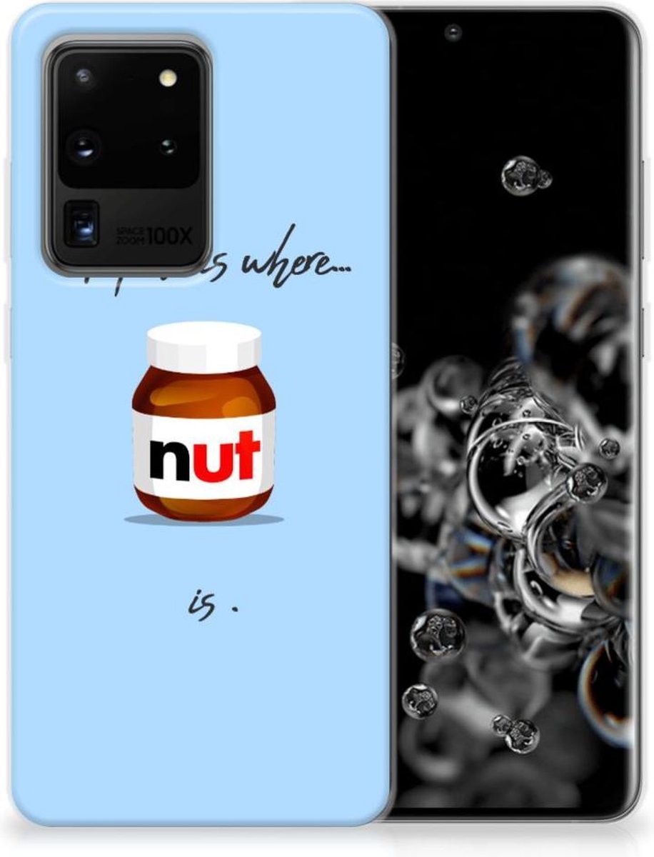 Back Cover voor Samsung Galaxy S20 Ultra Siliconen Case Nut Home