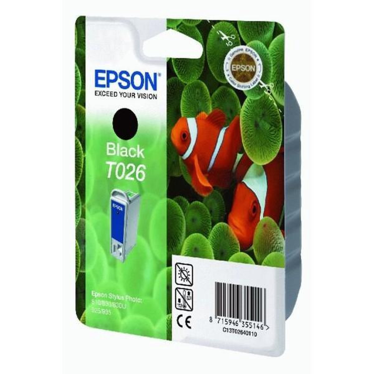 Epson T026 - Inktcartridge / Zwart