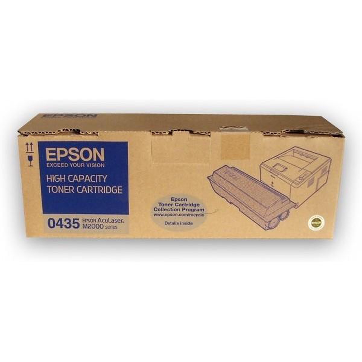 Epson C13S050435 Toner - HC / Zwart