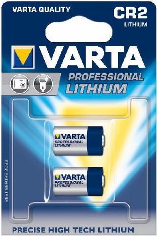 Varta Lithium Batterij CR2 3 V 2-Blister | bol.com