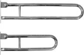 Safe Wandbeugel RVS neerklapbaar - 85 cm - Etac