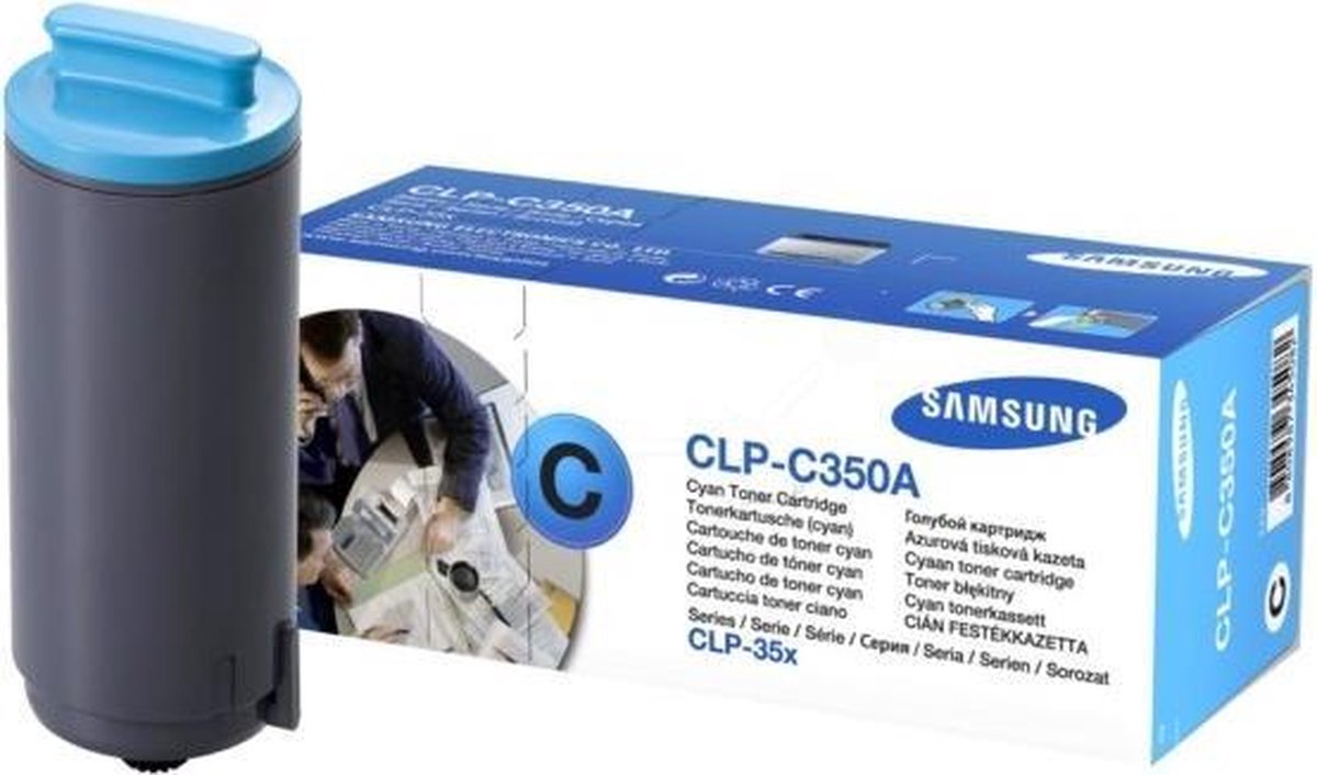Samsung CLP-350 - Tonercartridge / Cyaan