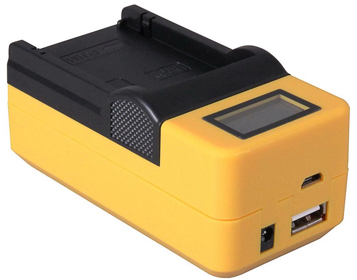 NB-2LH en BP-2L12 Cynchron lader voor Canon met LCD en USB aansluiting