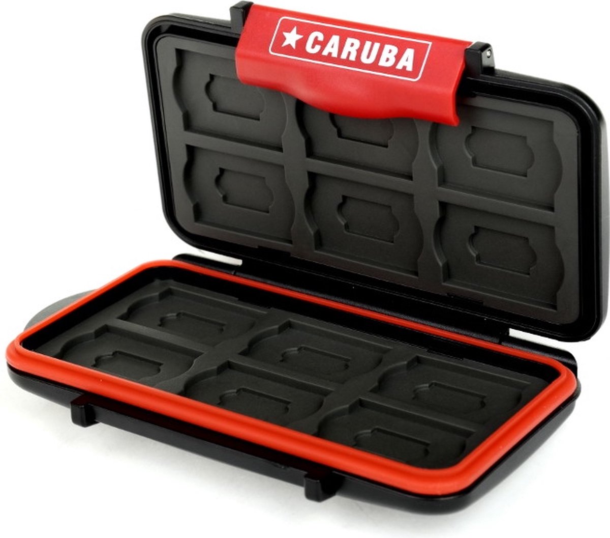 Caruba sterke Geheugenkaart Case - voor 12 x SD en 12 x microSD