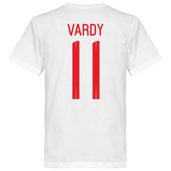 Engeland Vardy 11 Team T-Shirt - Wit - L - Retake