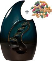 Wierook Waterval Set - Aromatherapie  - Wierook Houder - Brander - Mindfulness -  Ontspanning