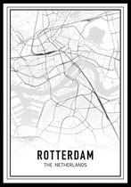 City Map Rotterdam A1 stadsposter