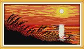 Artstudioclub®  borduurpakketten volwassenen Sunset 37 × 21cm