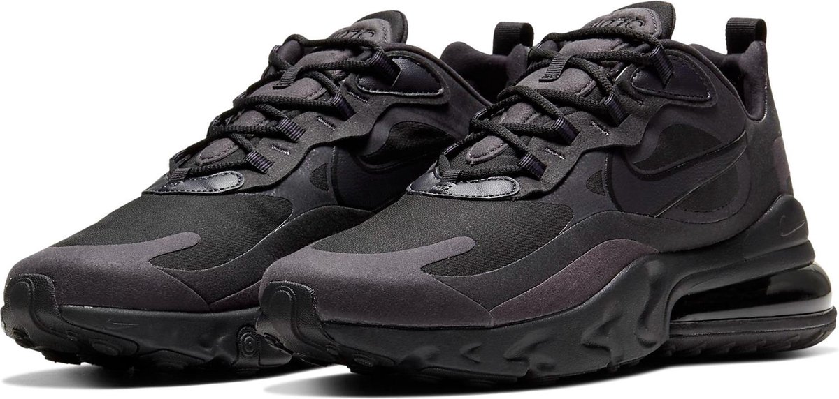 nike air max 270 react men's black