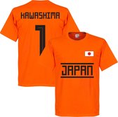 Japan Kawashima Keeper Team T-Shirt - Oranje - XS