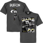 Grazie Gigi Buffon 1 T-Shirt - Donker Grijs - L