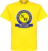 SV Nord Wedding Centenary T-Shirt - Geel - XL