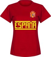 T-Shirt Equipe Espagne Femme - Rouge - XL