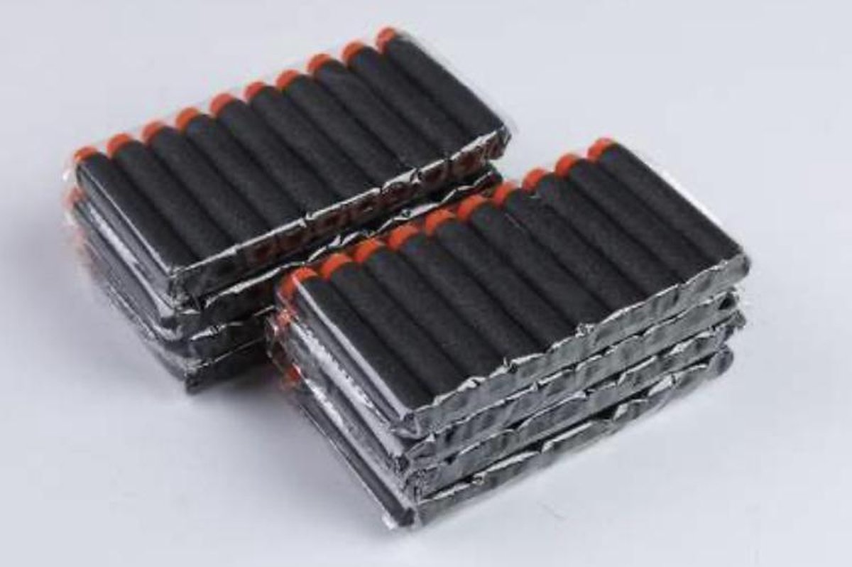 100 Pièces 7.2cm Ventouse Flèches Fléchettes Recharge Bullets Mousse  Flèches Accessoires pour Nerf N-Strike Elite Series (Ventouse) 