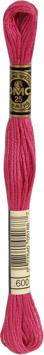 DMC Borduurzijde 600 Cranberry Zeer Donker