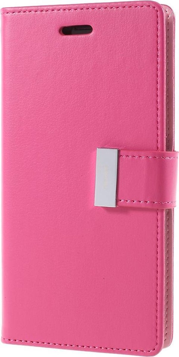 Bookcase Goospery voor iPhone X -XS - roze