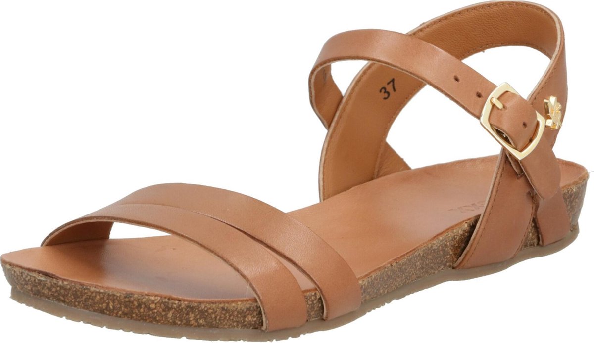 Mexx sandalen met riem esmeralda Cognac-41 | bol.com