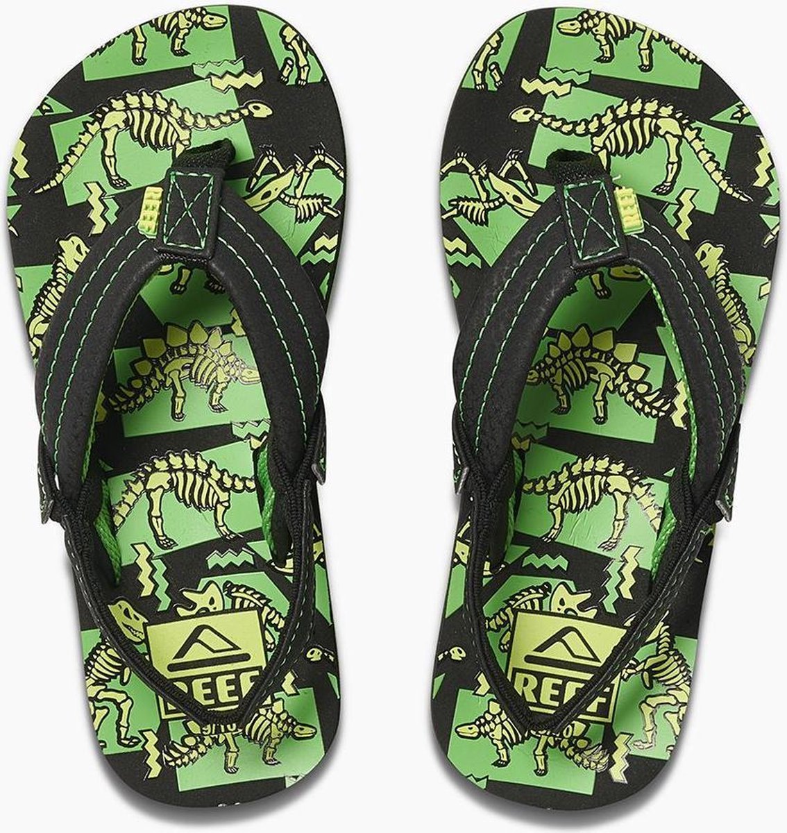 Reef Little Ahi Glow Kinder Teenslippers 5156-din Kleur 8c Groen