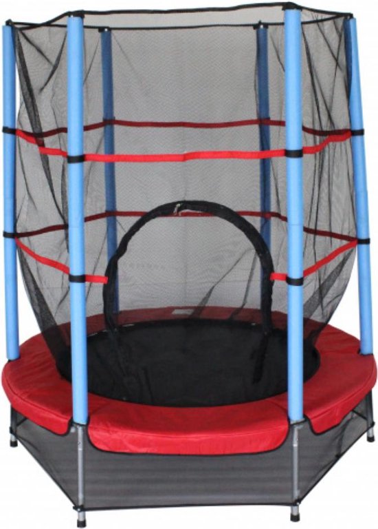 Trampoline FALK 305 met veiligheidsnet zwart