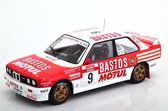 BMW M3 E30 No.9, Rally Tour de Corse 1988 Rood / Wit Chatriot/Perin 1-18 Ixo Models