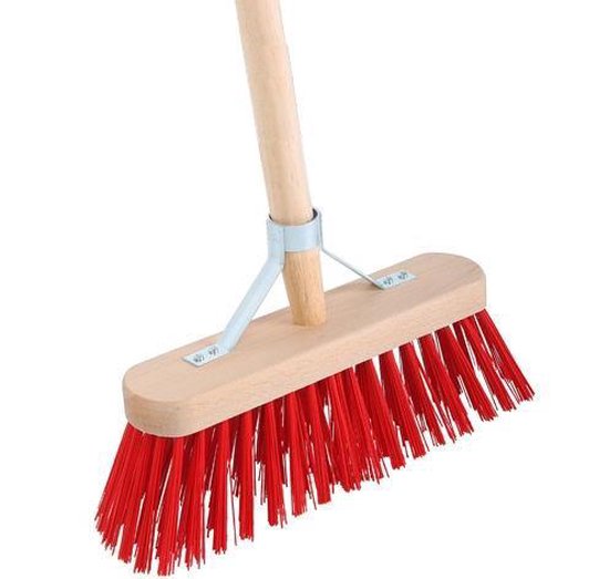 Talen Tools - Bezem - 35 cm - Kunststof haren - Steel 140 cm van Talen Tools — afbeelding 3