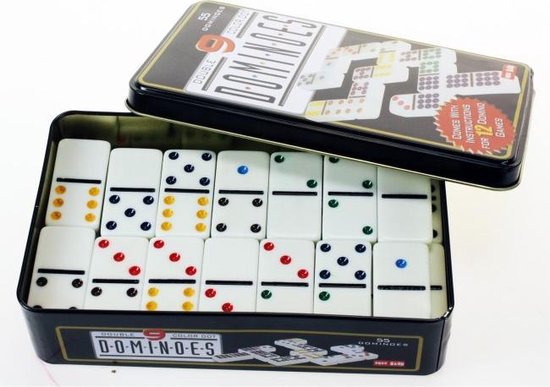 Dominospel dubbel 9 - Domino - double 9 - 55 stenen in plaats van... | bol.com