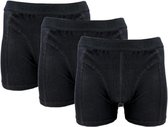 J&C Underwear heren boxershorts | Uni zwart | MAAT M | 3-pack