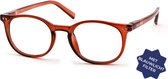 Leesbril Vista Bonita Gafa met blauwlicht filter-Crafty Brown-+3.50