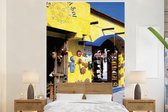 Behang - Fotobehang Souvenirwinkel in Playa del Carmen in Mexico - Breedte 225 cm x hoogte 350 cm