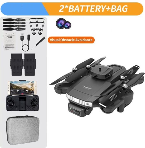 LSky X Dodge - 22km/h - Obstakel Ontwijker - Kids Drone - Micro SD - 2x Camera Drone WiFi - Beginner Quadcopter