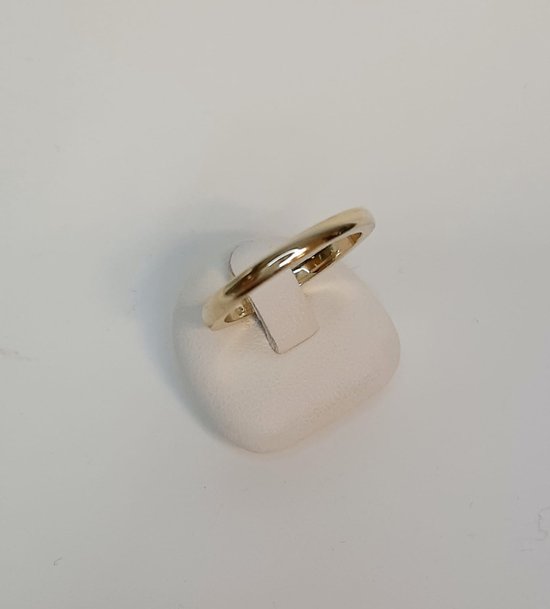 Geelgouden ring - 14 karaat – aanschuifring – uitverkoop Juwelier Verlinden St. Hubert – van €478,= voor €399,=