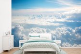 Behang - Fotobehang Wolkendek in de lucht - Breedte 330 cm x hoogte 220 cm