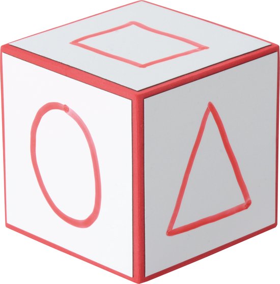Jenga blokken spel - incl. dobbelstenen - 54 delig