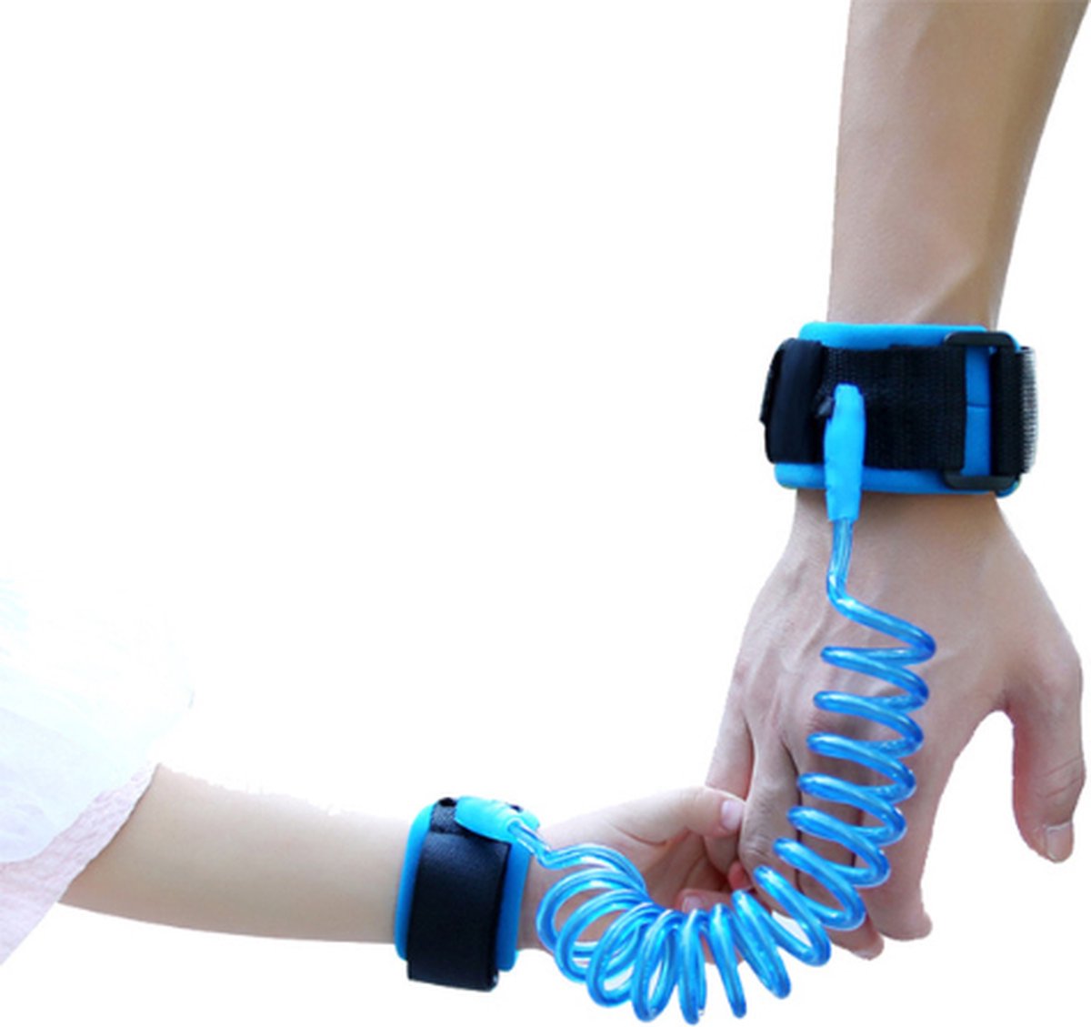 Veiligheidstuigje voor kinderen - Polstuigje - Polsband kinderen - Looplijn Peuter - Anti Wegloop Armband - 1,5 meter - Blauw
