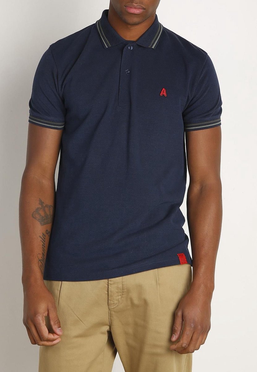 Antwrp Classic Polo Shirt Ink Blue