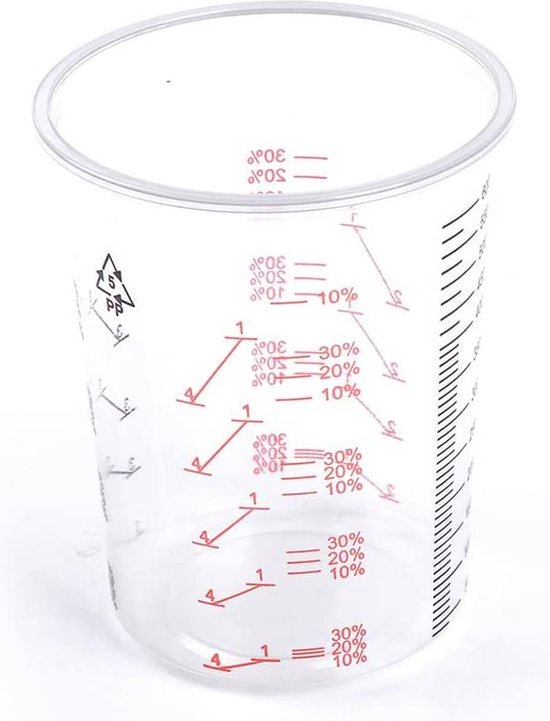 Ibenzoa® Maatbeker met Meerdere Niveaus voor Nauwkeurig Meten in de