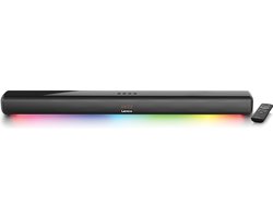 Lenco SB-042LEDBK – Soundbar met Bluetooth – 85cm – HDMI en LED verlichting – Zwart